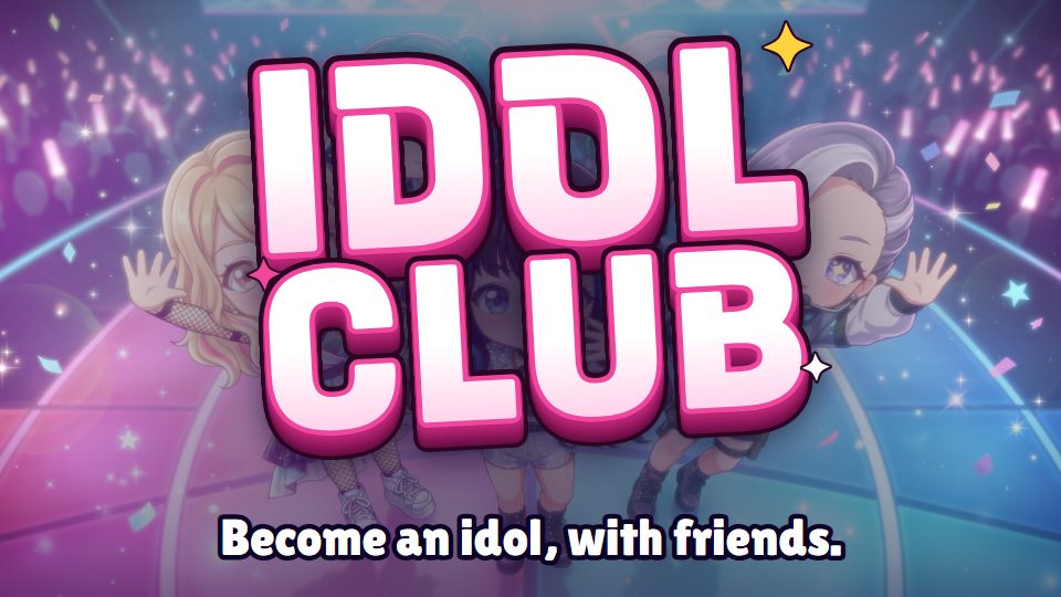 IDOL CLUB K-pop mobile game artwork: become an idol with friends